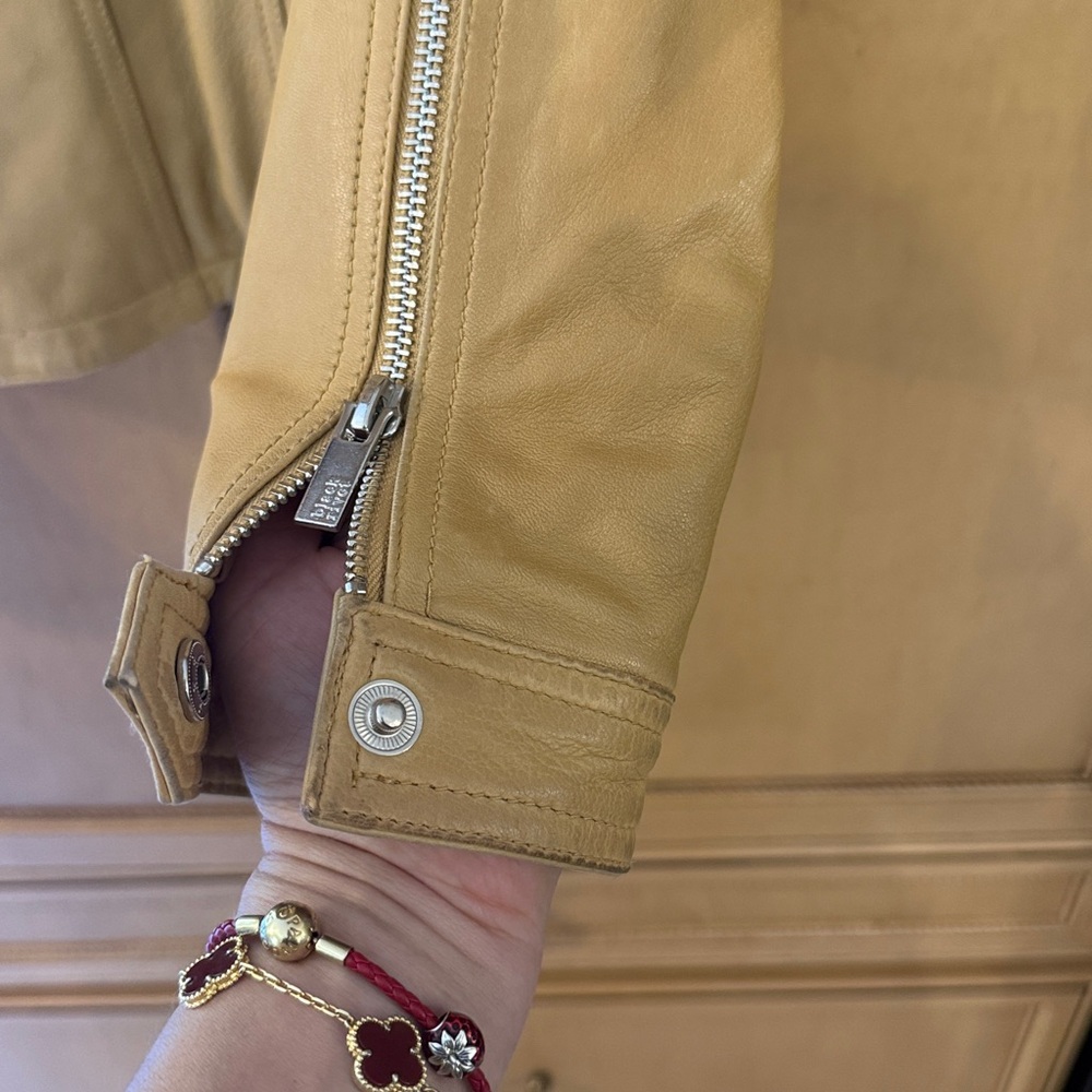 Wilson Leather / Black Rivet Light Brown Leather Jacket - Picture 5 of 12